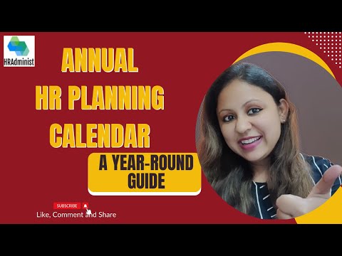 Elevate Your Success With Annual HR Planning Calendar | The HR Master Plan: A Year-Round Guide.