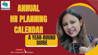 Elevate Your Success With Annual HR Planning Calendar | The HR Master Plan: A Year-Round Guide.