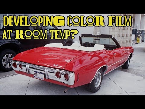 How to develop color film at room temperature, featuring Cinestill Cs41 kit.