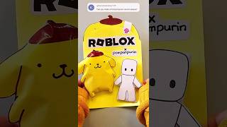 roblox sanrio pompompurin outfit blind bag 💛 #roblox #sanrio #blindbag #squishy #papercraft  #asmr