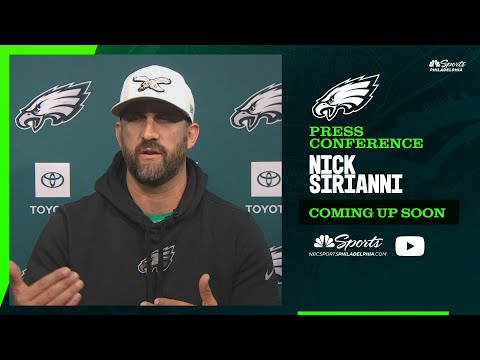 LIVE STREAM: Nick Sirianni Eagles media availability | Today at 12pm