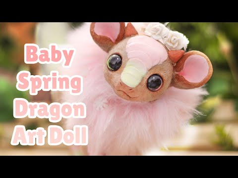 Making A Baby Spring Dragon l DIY Art Doll Tutorial