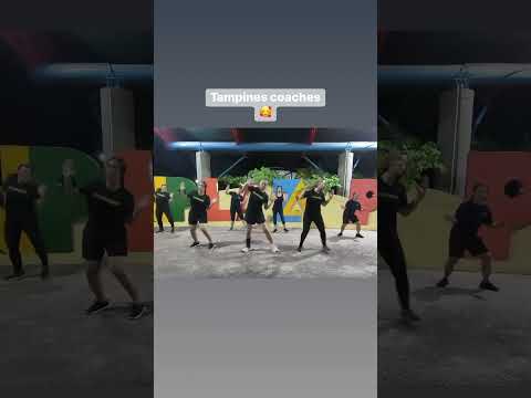 Tampines Outdoor Fitness Coaches mini dance. #烧鸡翅 #周星翅 #周星馳 #steadygang #singapore