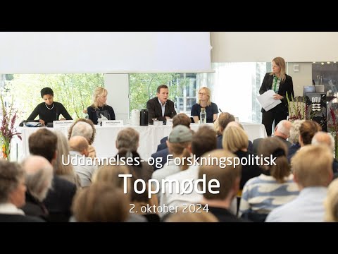 Uddannelses- og Forskningspolitisk Topmøde 2024