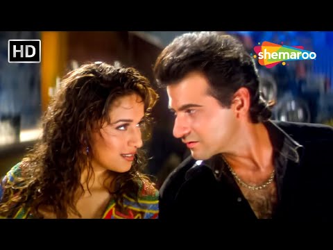 Akhiyaan Milaoon Kabhi Akhiyaan Churao | Madhuri Dixit, Sanjay Kapoor | Raja (1995) | Udit Narayan