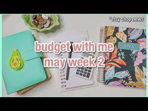 budget with me | may week 2 | $100 low income sinking funds budget | savings challenge progress