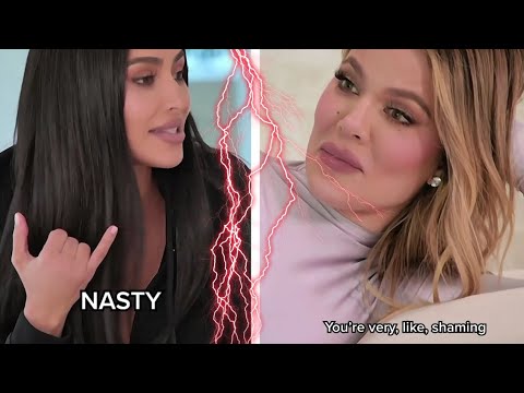 Kim accuses Khloé of mom shaming her over not washing Chicago's hair😳