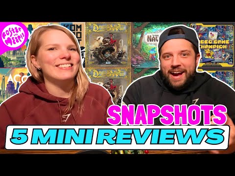 5 Mini Board Game Reviews | Board Game Snapshots