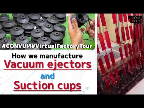 【 #VirtualfactoryTour  】How we manufacture vacuum ejectors and suction cups!【CONVUM】