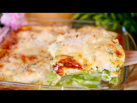 Young cabbage casserole (Simple and tasty lunch)