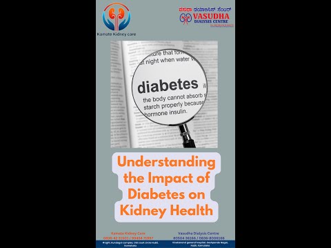 Understanding the Impact of Diabetes on Kidney Health #diabetes #diabeteslifestyle