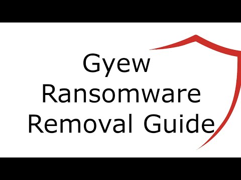 Gyew File Virus Ransomware [.Gyew ] Removal and Decrypt .Gyew Files