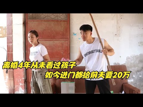 前妻4年没来看孩子，一来就借20万，看前夫怎么收拾她，太解气