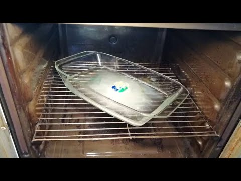 You don't have the self-cleaning function of the oven? This trick will replace her 100% 😎