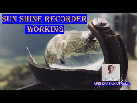 Sunshine Recorder working | Types of Sunshine Recorders | Campbell Stokes sunshine recorder