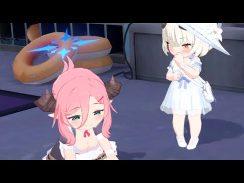 【ブルアカ】ジュリ(アルバイト)&セナ(私服)勝利モーション