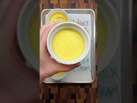 The Difference Between Using Milk vs Cream in Crème Brûlée #baking #cremebrulee