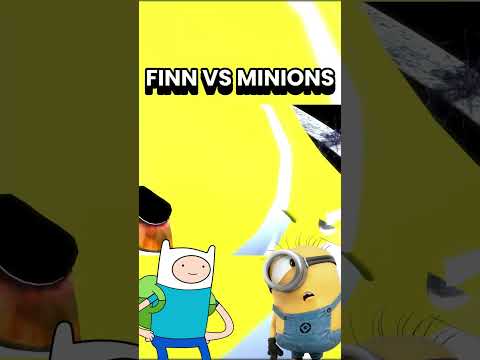 FINN vs MINIONS MOD #cercadevelho #finn #minions #shorts