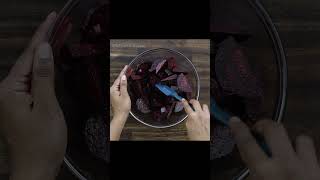 Oven Roasted Beets Recipe  #ovenroastedbeets #yellowchilis #shorts