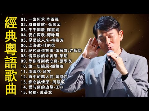 經典粵語歌曲【粤语金曲】30 首粤语金曲史上最好听的粤语歌 : 張國榮 - 追, 張學友 - 寂寞的男人, 劉德華 - 一起走过的日子, Beyond - AMANI, 張學友 - 忘情冷雨夜