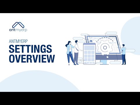 AntMyERP Setting Overview - English