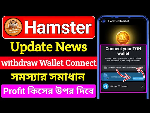 👉Hamster New Update 🔥 hamster kombat Wallet Connect Problem । hamster kombat walletconnect । Hamster