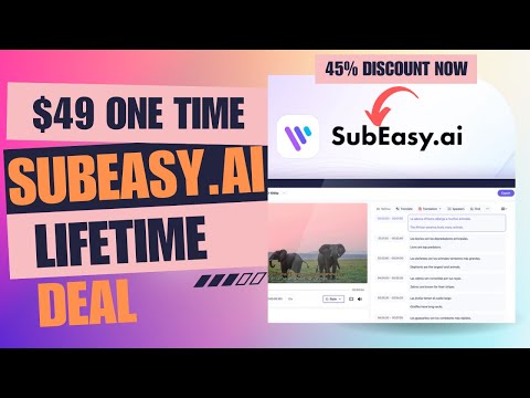 💥💠💥SubEasy ai Lifetime Deal | Repurpose Content Like a Pro |  | $49 Lifetime Deal | 45% Now