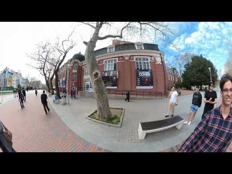 Life in Motion. Immersive Views of Varna's Bustling Pedestrian Street