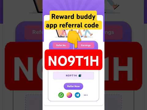 Reward buddy app referral code | reward buddy app referral code 2024