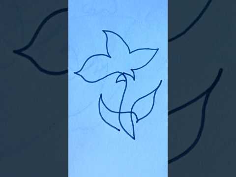 Flower one line drawing #art