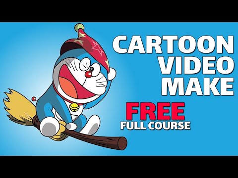 Youtube Cartoon Video Make Free Course Bangla Tutorial | Earn Money YouTube Make Cartoon Video