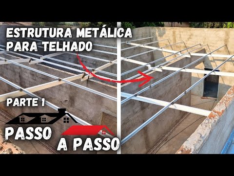 Estrutura para Telhado   Estrutura de Metal Para Telhado   Telha Térmica   Telha Sanduíche