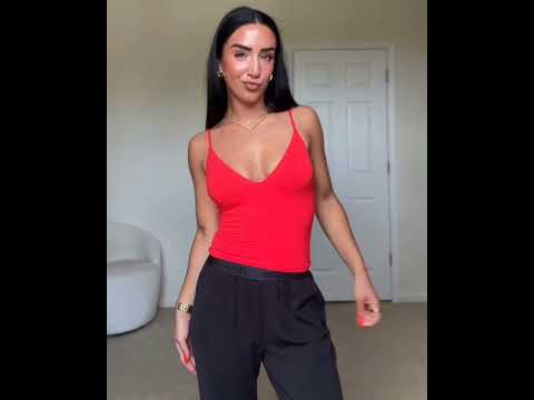 BEST FISHNET ORANGE DRESS - TRANSPARENT TRY ON HAUL (4K)