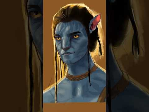 Drawing Avatar using procreate on ipad air #digitalart