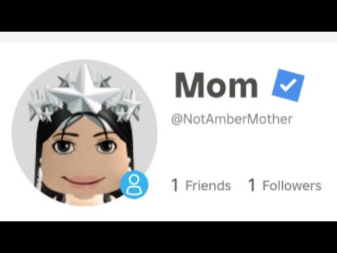 MY MOM MADE A ROBLOX ACCOUNT.. 😳😱