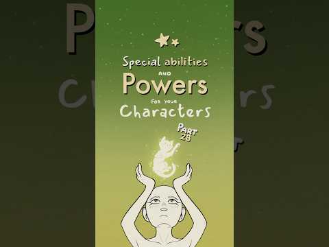 special ability and power ideas for your characters, part 28 🧨#writing #oc #art #originalcharacter