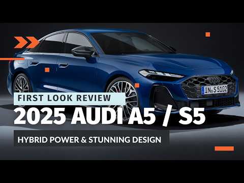 First Look Review: 2025 Audi A5/S5 | Performance, Tech & Features Unveiled!