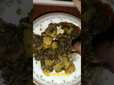 Aj paka hai methi alo #food #homefood #desifood