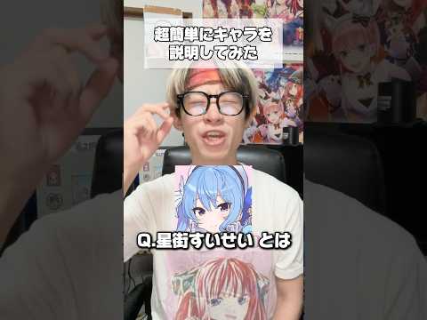 超簡単にVtuber・アニメキャラを紹介してみた。