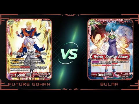 Future Gohan vs Bulma : Dragon Ball Super Masters Set 24 Locals