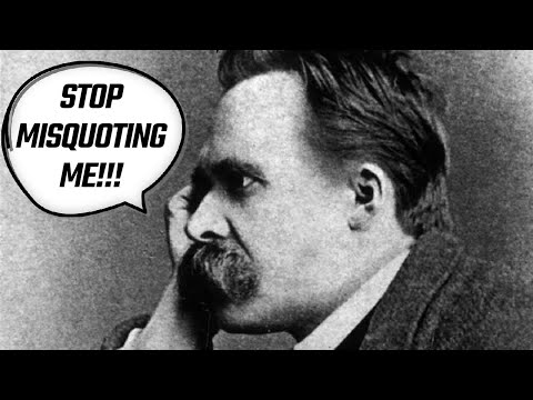 The terrible irony of Nietzsche's most memorable line