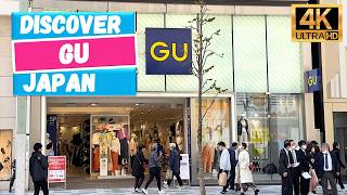 🇯🇵 Discover GU Tokyo store in Ginza Japan [4K Video]