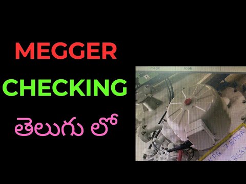 How To Check Insulation Meggar In Industries In Telugu