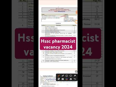 hssc pharmacist vacancy 2024