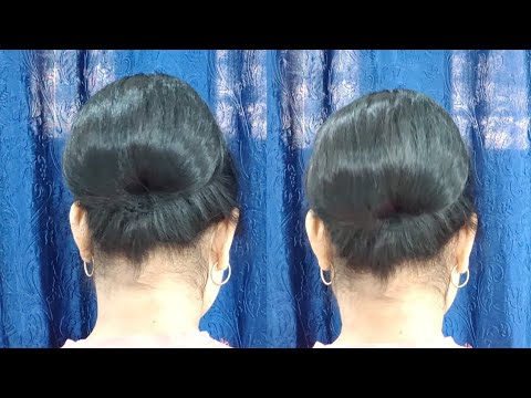 Beautiful❤️Easy Big Bun Hairstyles With Donut Bun 🤩 Letest Bun Hairstyles Juda For Ladies #trending