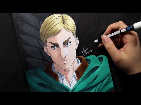 Speed Drawing - Erwin Smith [Shingeki no Kyojin]