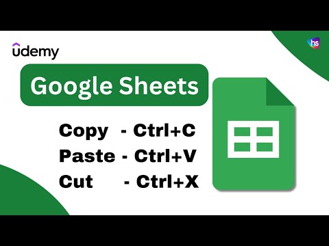 Google Sheets - Data Handling - CUT - COPY - PASTE - EXCEL - Analytics