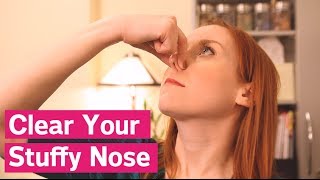 How To Clear A Stuffy Nose Instantly