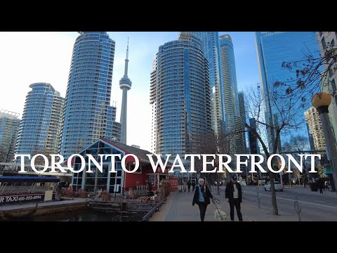 Toronto Waterfront | 4K Walk Downtown Toronto (April 10 2022)