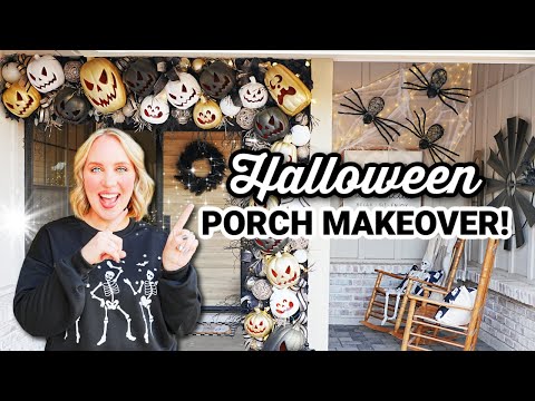 EXTREME HALLOWEEN PORCH MAKEOVER!